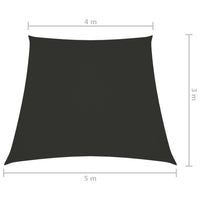 Thumbnail for Sonnensegel Oxford-Gewebe Trapezförmig 4/5x3 m Anthrazit
