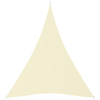 Thumbnail for Sonnensegel Oxford-Gewebe Dreieckig 3x4x4 m Cremeweiß