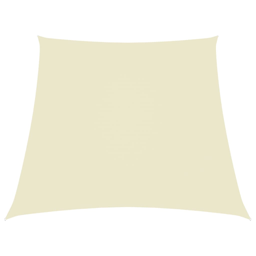 Sonnensegel Oxford-Gewebe Trapezförmig 3/4x3 m Creme