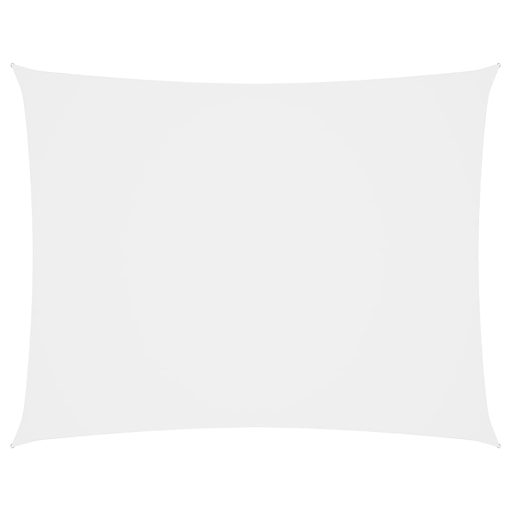 Sonnensegel Oxford-Gewebe Rechteckig 2,5x3,5 m Weiß