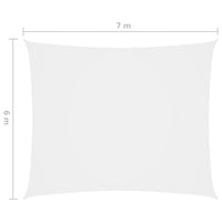 Thumbnail for Sonnensegel Oxford-Gewebe Rechteckig 6x7 m Weiß