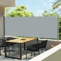 Thumbnail for Ausziehbare Seitenmarkise 600x160 cm Grau