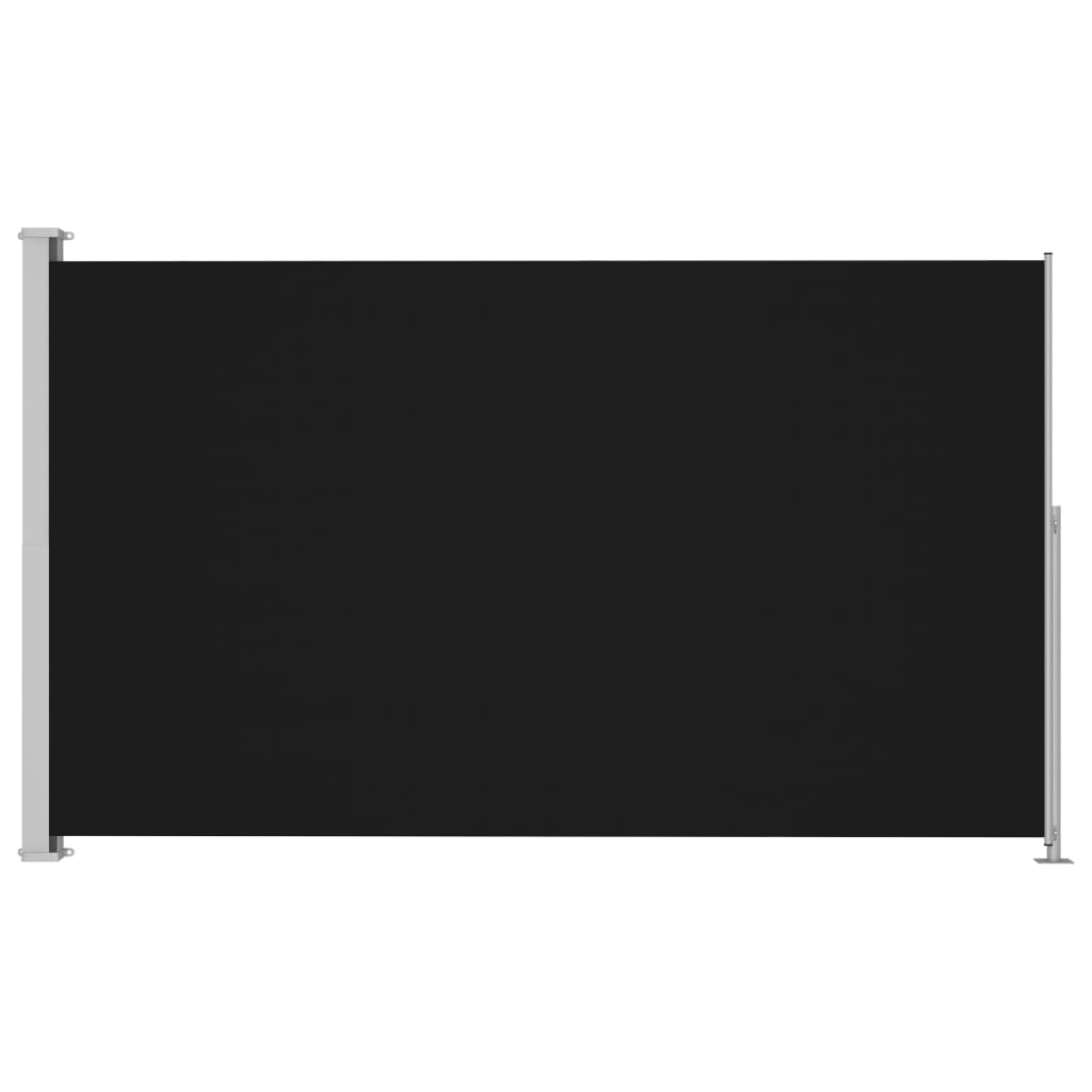 Ausziehbare Seitenmarkise 200x300 cm Schwarz