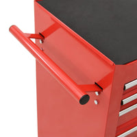 Thumbnail for Werkzeugwagen mit 14 Schubladen Stahl Rot