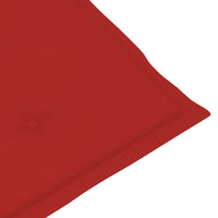 Thumbnail for Liegestuhl-Auflage Rot (75+105)x50x4 cm