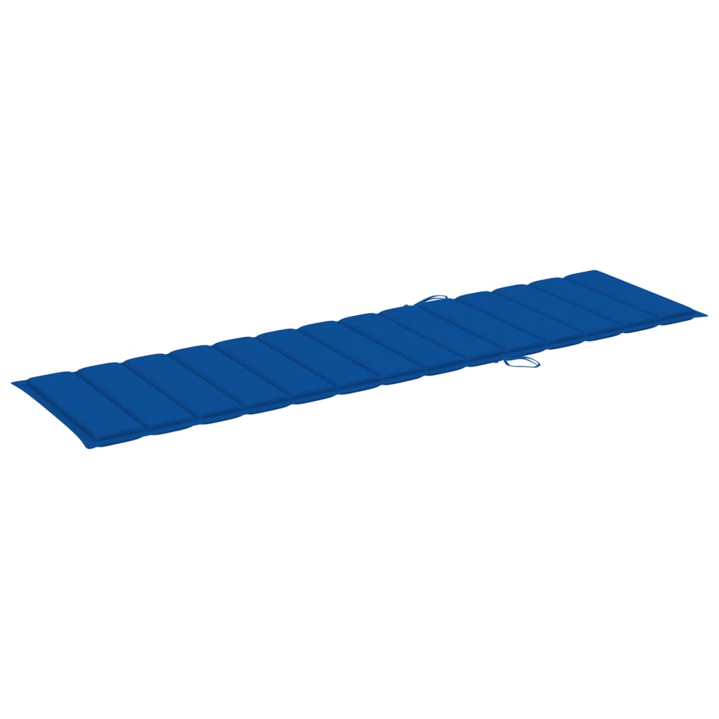 Sonnenliegen-Auflage Königsblau 200x50x3 cm Oxford-Gewebe