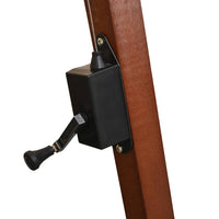 Thumbnail for Ampelschirm mit Mast Schwarz 3,5x2,9 m Massivholz Tanne