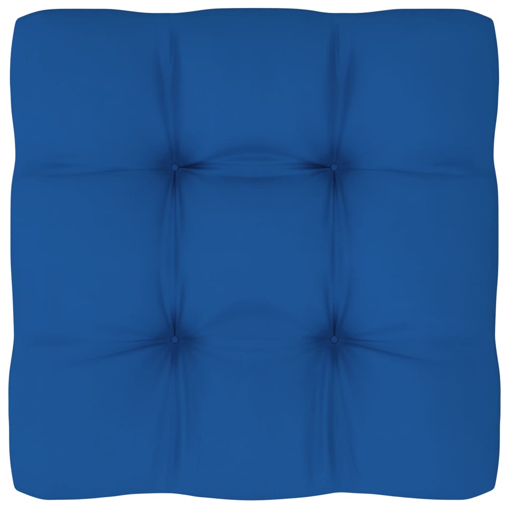 Palettenkissen Königsblau 70x70x10 cm Stoff