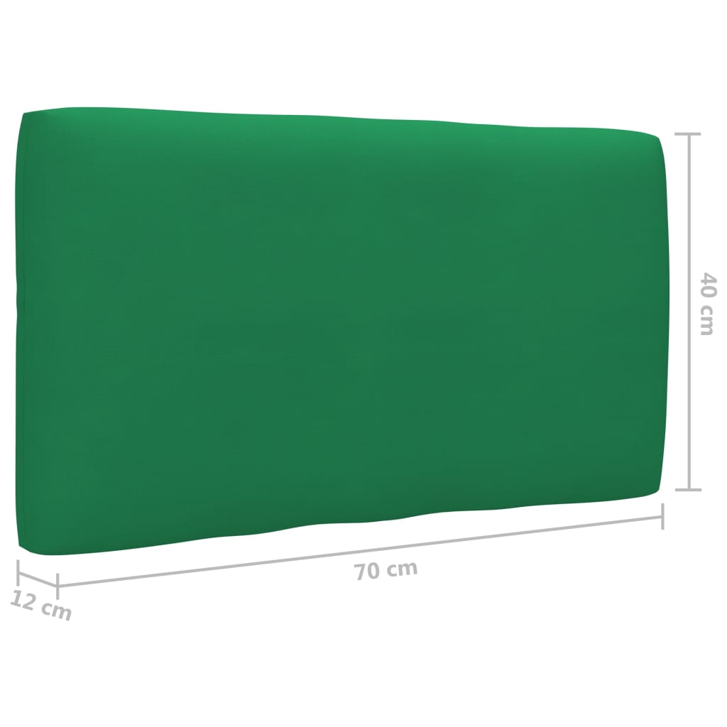 Palettensofa-Kissen Grün 70x40x12 cm