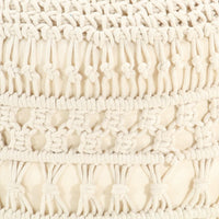 Thumbnail for Makramee Sitzpuff Handgefertigt 45 x 30 cm Baumwolle
