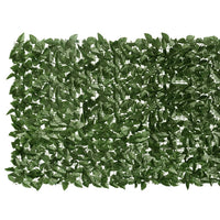 Thumbnail for Balkon-Sichtschutz mit Dunkelgrünen Blättern 600x100 cm