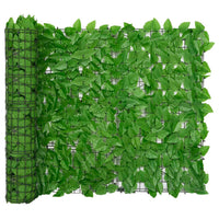 Thumbnail for Balkon-Sichtschutz mit Grünen Blättern 600x100 cm
