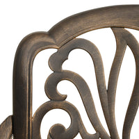 Thumbnail for Gartenstühle 2 Stk. Aluminiumguss Bronzen