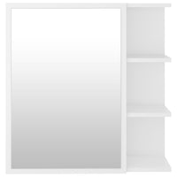 Thumbnail for Bad-Spiegelschrank Weiß 62,5x20,5x64 cm Holzwerkstoff