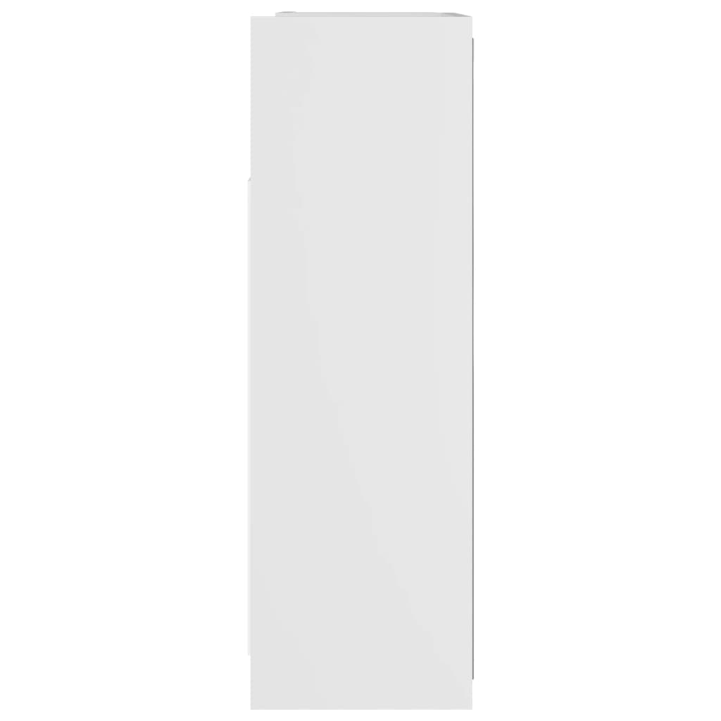 Bad-Spiegelschrank Weiß 62,5x20,5x64 cm Holzwerkstoff