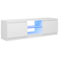 Thumbnail for TV-Schrank mit LED-Leuchten Weiß 120x30x35,5 cm