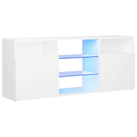 Thumbnail for TV-Schrank mit LED-Leuchten Weiß 120x30x50 cm