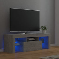 Thumbnail for TV-Schrank mit LED-Beleuchtung Betongrau 120x35x40 cm