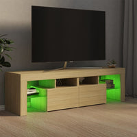 Thumbnail for TV-Schrank mit LED-Beleuchtung Sonoma-Eiche 140x36,5x40 cm