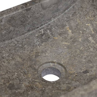 Thumbnail for Waschbecken Grau 45x30x12 cm Marmor
