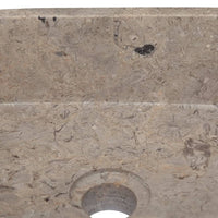 Thumbnail for Waschbecken Grau 30x30x13 cm Marmor
