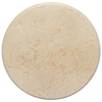 Thumbnail for Tischplatte Creme Ø50x2,5 cm Marmor