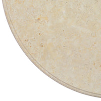 Thumbnail for Tischplatte Creme Ø60x2,5 cm Marmor