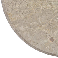 Thumbnail for Tischplatte Grau Ø60x2,5 cm Marmor