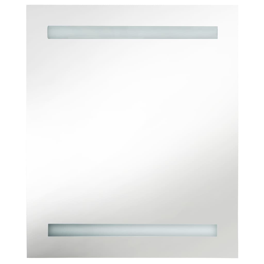 LED-Bad-Spiegelschrank Anthrazit 50x14x60 cm
