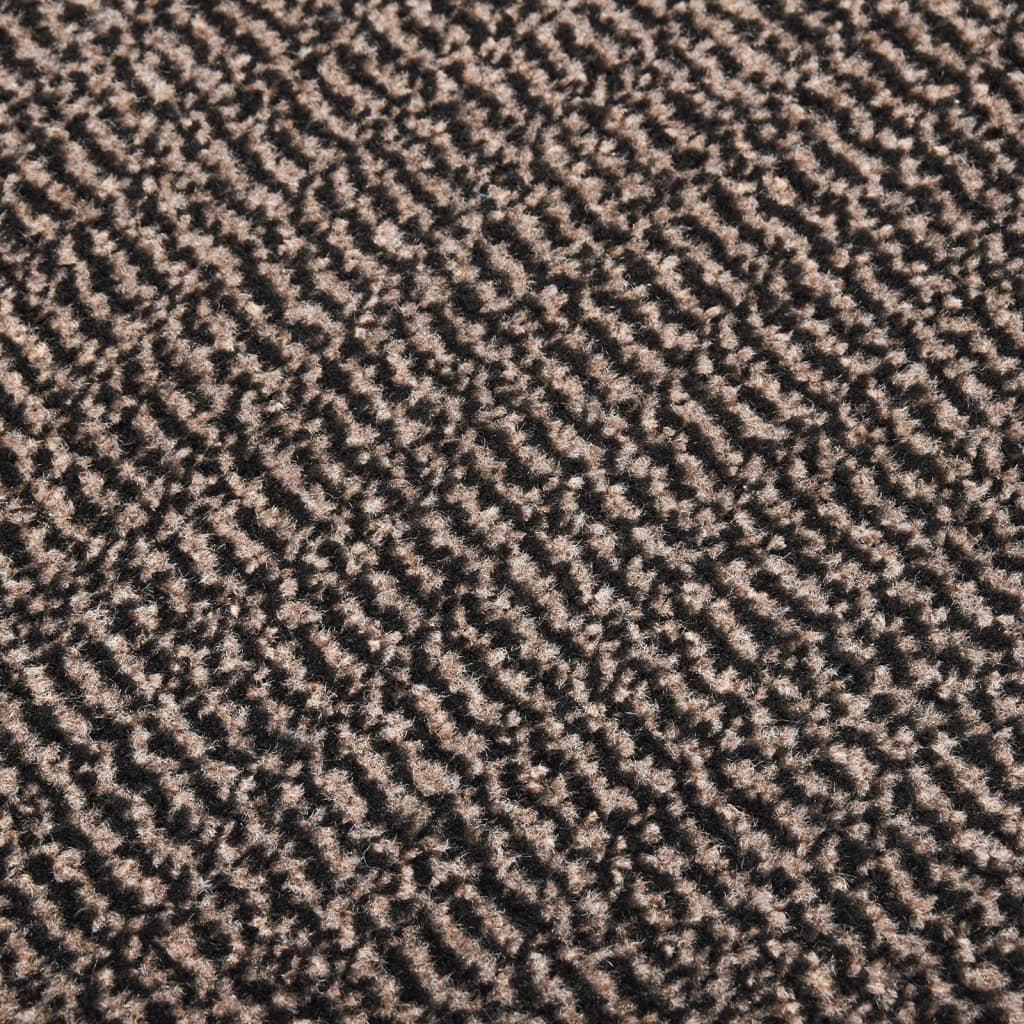 Fußmatte getuftet 60x180 cm Dunkelbraun