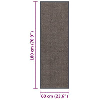 Thumbnail for Fußmatte getuftet 60x180 cm Dunkelbraun