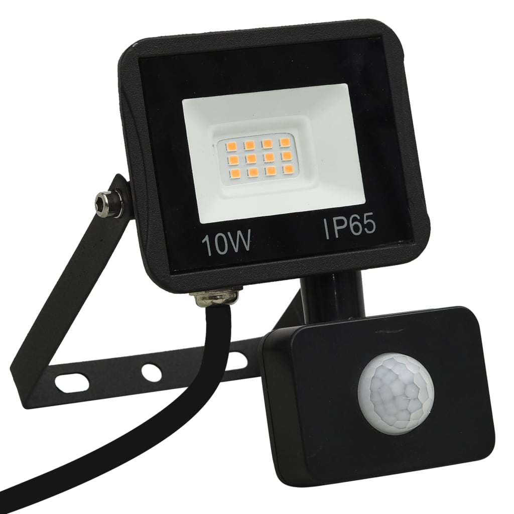 LED-Fluter mit Sensor 10W Warmweiß