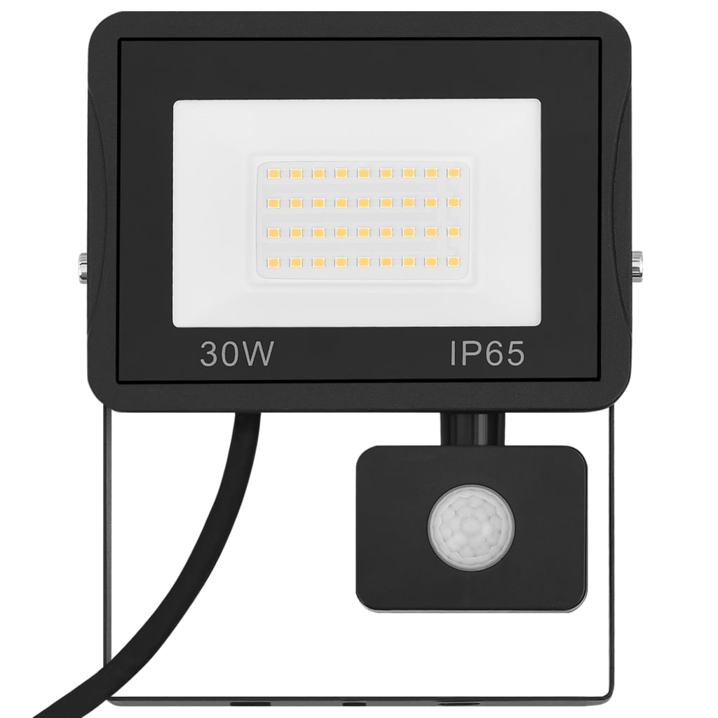 LED-Fluter mit Sensor 30 W Kaltweiß