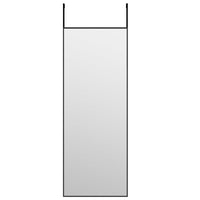 Thumbnail for Türspiegel Schwarz 30x80 cm Glas und Aluminium