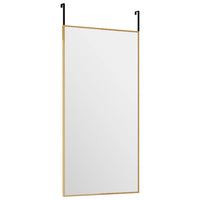 Thumbnail for Türspiegel Golden 30x60 cm Glas und Aluminium