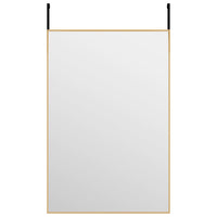 Thumbnail for Türspiegel Golden 40x60 cm Glas und Aluminium