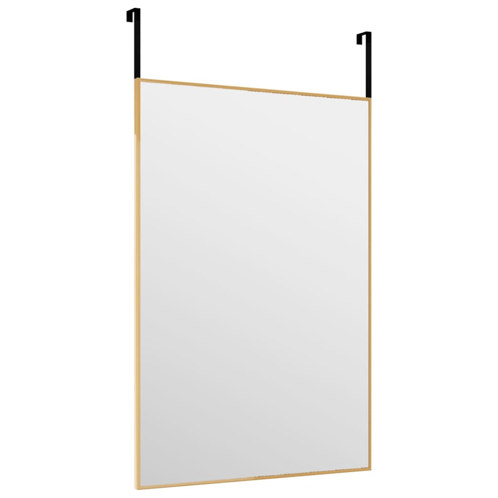 Türspiegel Golden 40x60 cm Glas und Aluminium