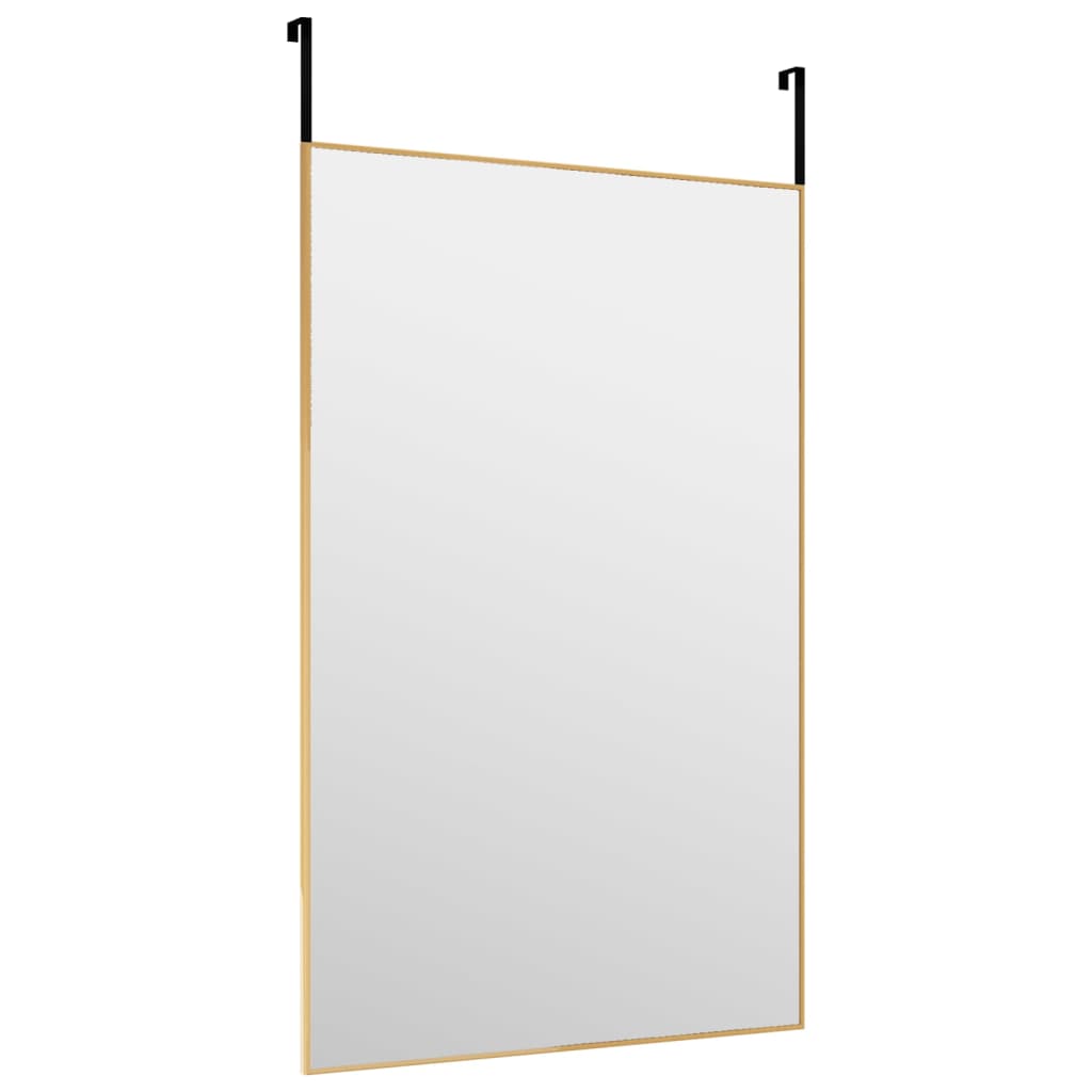 Türspiegel Golden 50x80 cm Glas und Aluminium
