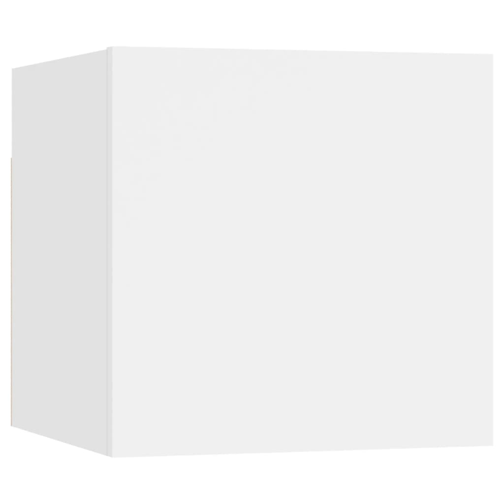 TV-Wandschrank Weiß 30,5x30x30 cm