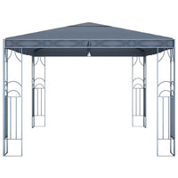 Thumbnail for Pavillon mit LED-Lichterkette 400x300 cm Anthrazit