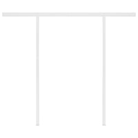 Thumbnail for Gelenkarmmarkise Automatisch mit Pfosten 3,5x2,5 m Gelb Weiß