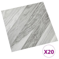 Thumbnail for PVC-Fliesen Selbstklebend 20 Stk. 1,86 m² Grau Gestreift
