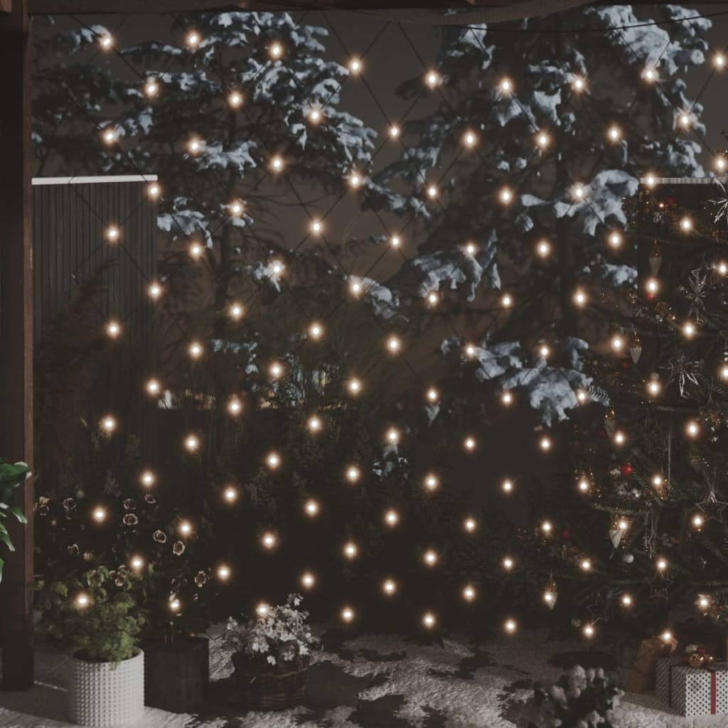 LED-Lichternetz Warmweiß 3x3 m 306 LEDs Indoor Outdoor