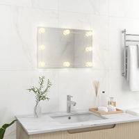 Thumbnail for Wandspiegel mit LED-Beleuchtung Rechteckig Glas