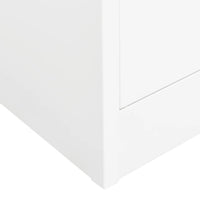 Thumbnail for Kleiderschrank Weiß 80x50x180 cm Stahl