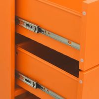 Thumbnail for Kommode Orange 80x35x101,5 cm Stahl