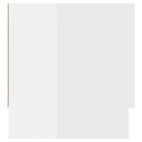 Thumbnail for Kleiderschrank Hochglanz-Weiß 100x32,5x35 cm Holzwerkstoff