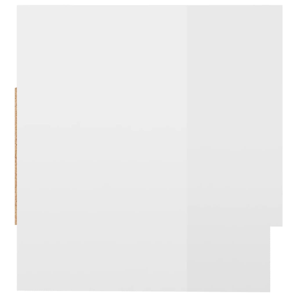 Kleiderschrank Hochglanz-Weiß 70x32,5x35 cm Holzwerkstoff