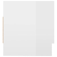 Thumbnail for Kleiderschrank Hochglanz-Weiß 70x32,5x35 cm Holzwerkstoff