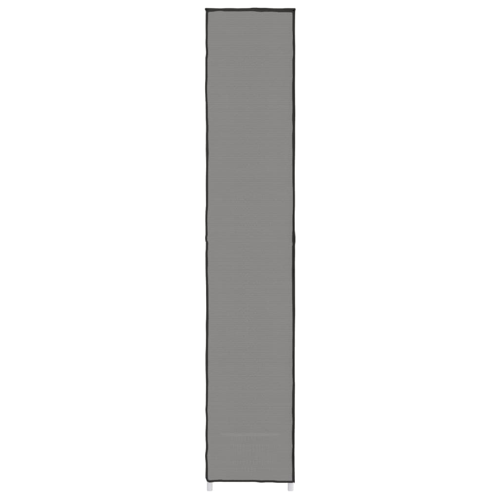 Schuhschrank Grau 60x30x166 cm Stoff